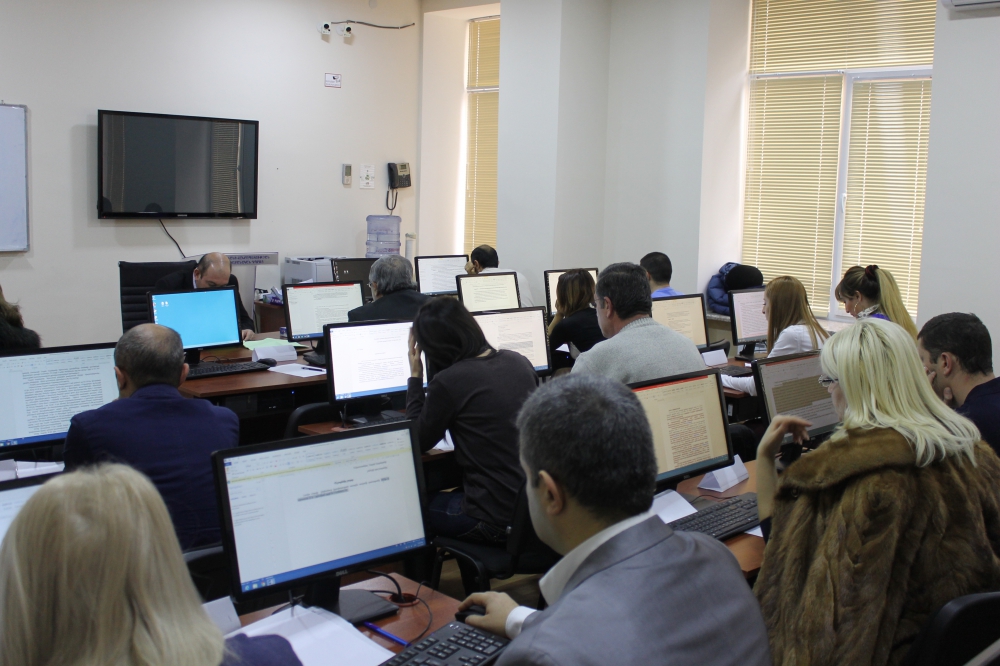 THE WRITTEN PHASE OF THE COPMTETITION OF BECOMING PUBLIC DEFENDER  WAS HELD