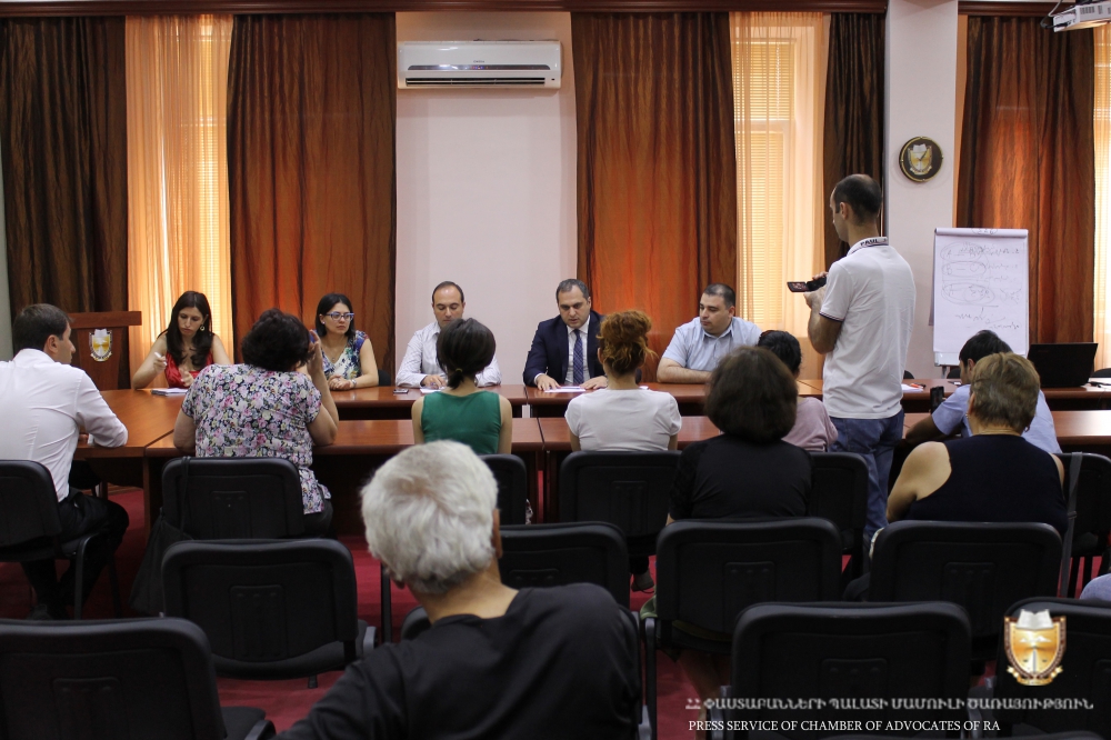 THE CHAIRMAN OF THE CHAMBER OF ADVOCATES OF THE REPUBLIC OF ARMENIA RECEIVED THE PARTICIPANTS OF THE CIVIL PROCESSION THE CHAIRMAN OF THE CHAMBER OF ADVOCATES OF THE REPUBLIC OF ARMENIA RECEIVED THE PARTICIPANTS OF THE CIVIL PROCESSION